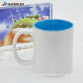 Sunmeta manufacturer High Quanlity 11oz blank sublimation mug color inside